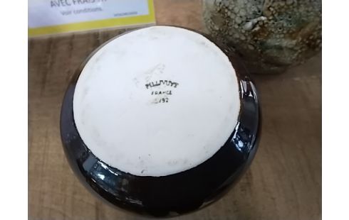 POT A LAIT Marron Faience france