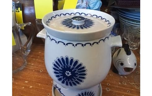 APPAREIL A FONDUE PORCELAINE PARIS MING BLUE