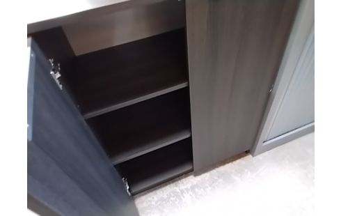 meuble 2 portes Gris trace
