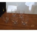 LOT DE 5 VERRES PM