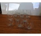 LOT DE 9 VERRES DE DEGUSTATION PM
